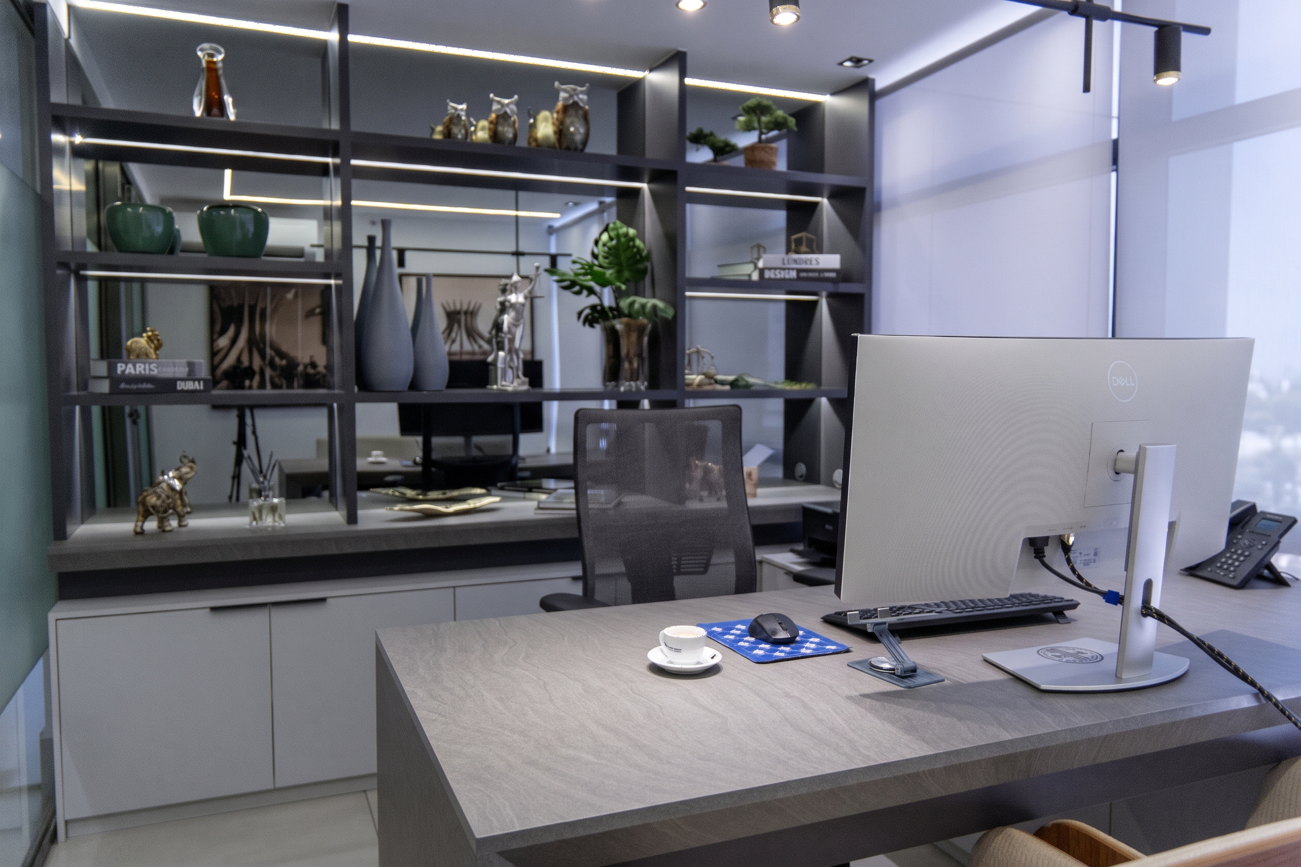 Ambiente de trabalho da equipe